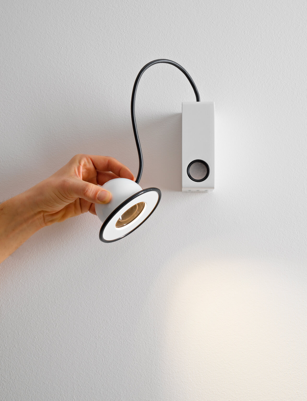 Minibox-Lampe für Wand